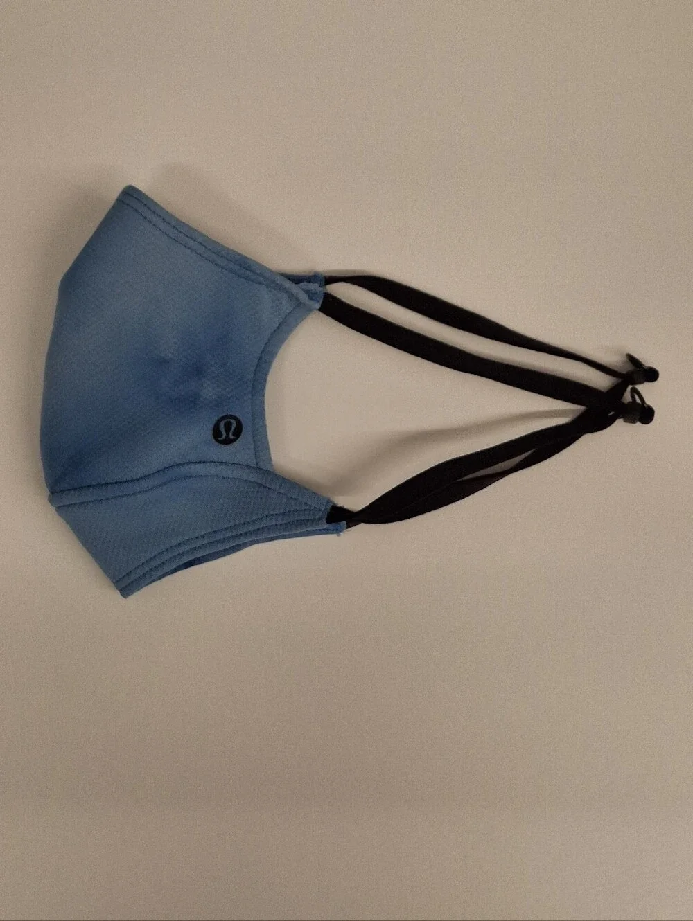 lululemon Ear Loop Face Mask Tidal Dye Vapor Hawaiian Blue/Rhino Grey